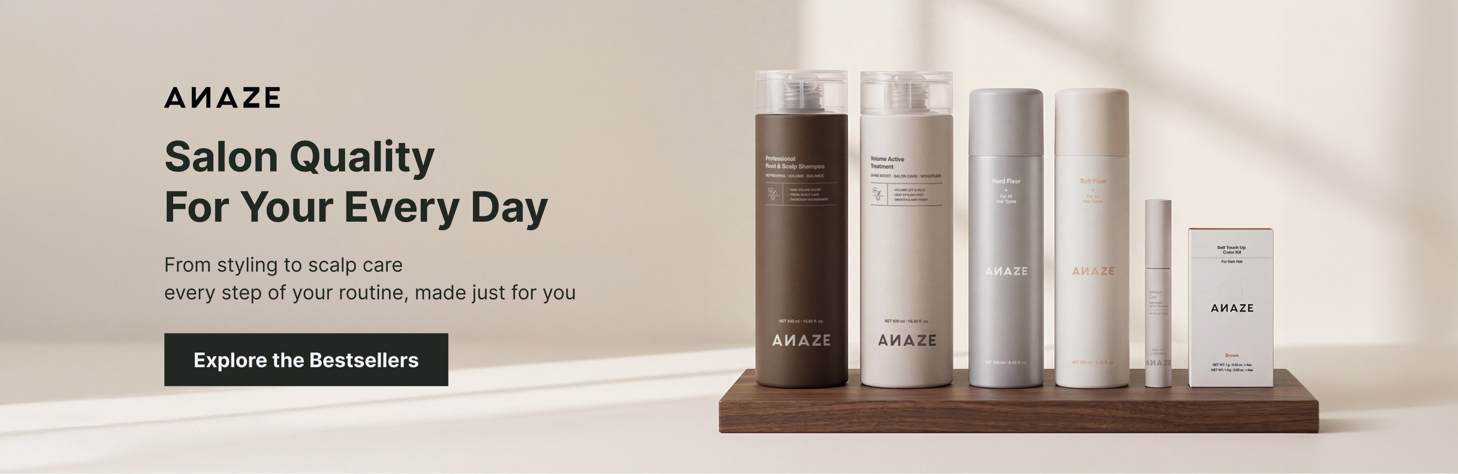 ANAZE — salon quality for your every day, explore the bestsellers